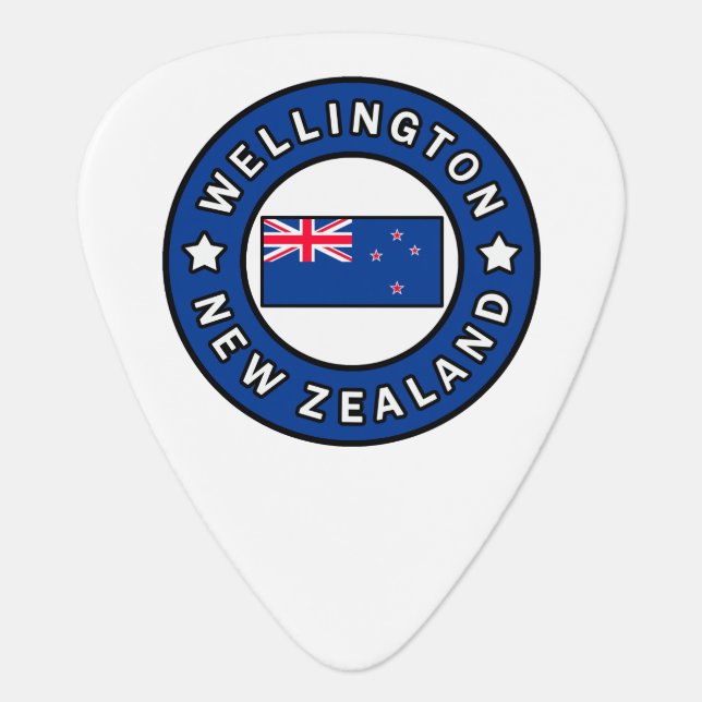 Wellington New Zealand Guitar Pick (Front)
