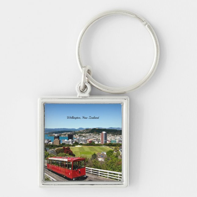 Wellington, New Zealand Keychain (Front)