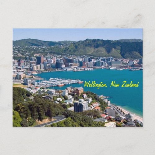 Wellington New Zealand Postcard
