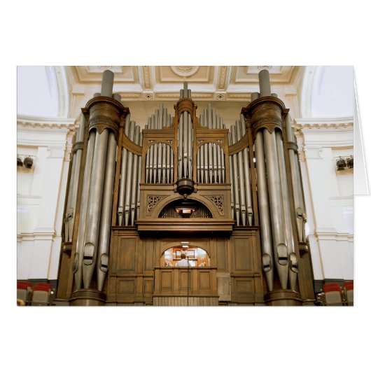 Wellington Town Hall organ Cards (Front Horizontal)