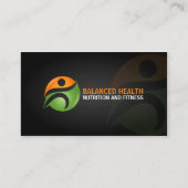 Wellness and Nutrition Coach Business Card (Front)