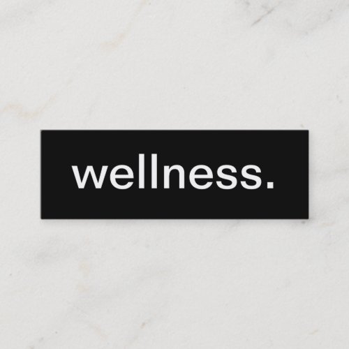Wellness Business Card