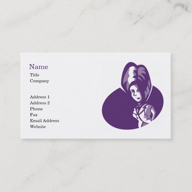 Wellness Business Card Template (Front)