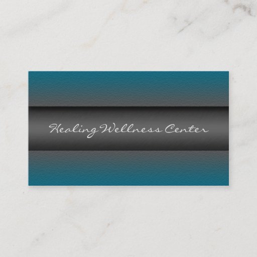 Customizable Wellness Center Appointment Cards Business Cards