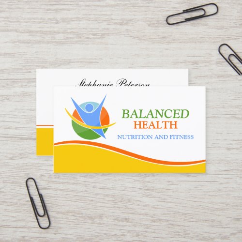 Wellness Coach Business Cards