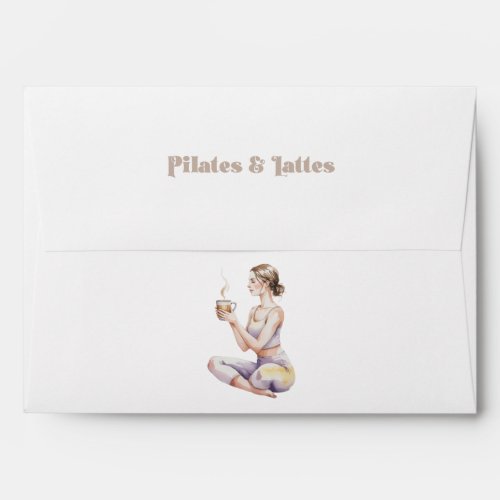 Wellness Experience Pilates and Lattes Birthday Envelope