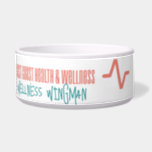 Wellness Wingman pet bowl<br><div class="desc">Represent the practice and be a part of the movement! Let's change the way health care is delivered. It's time we all feel,  look,  and live better - for longer.</div>