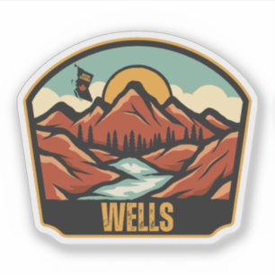 Wells, British Columbia Sticker