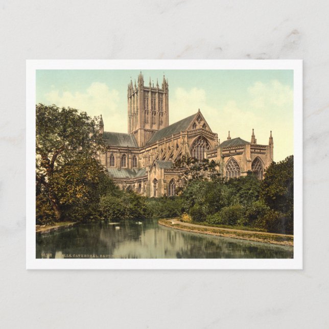 Wells Cathedral, Somerset, England Postcard (Front)