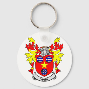 WELLS Coat of Arms Keychain