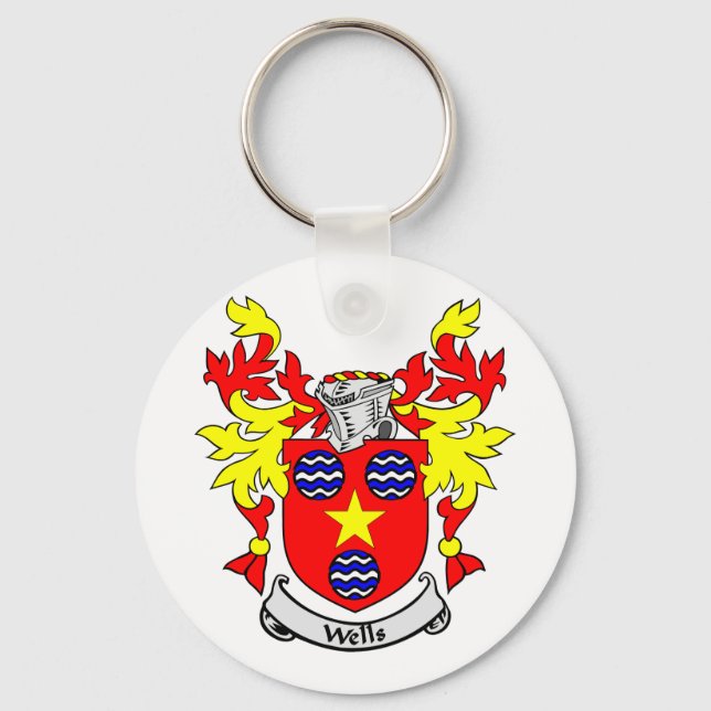 WELLS Coat of Arms Keychain (Front)