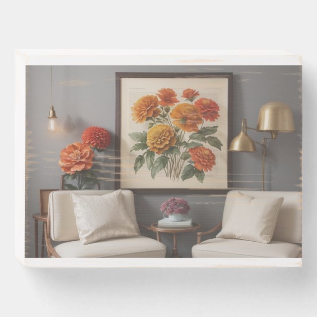 Wells Fargo arts Wooden Box Sign (Front Horizontal)