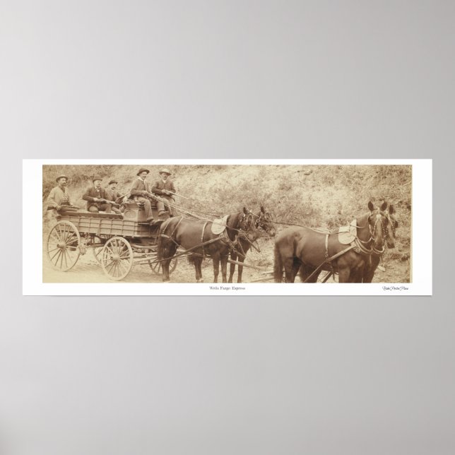 "Wells Fargo Express" Poster (Front)