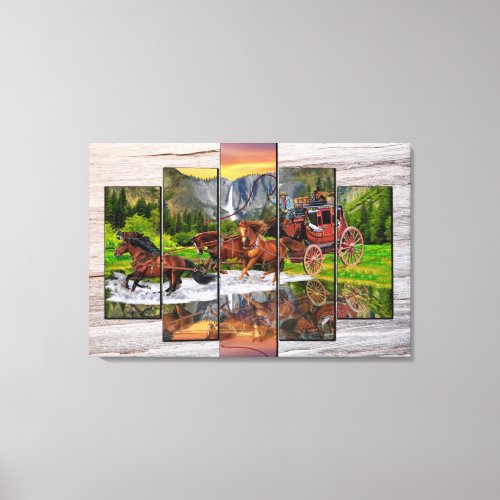 WELLS FARGO STAGECOACH CANVAS PRINT