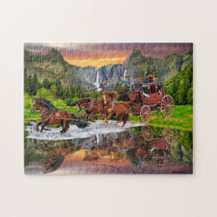WELLS FARGO STAGECOACH JIGSAW PUZZLE