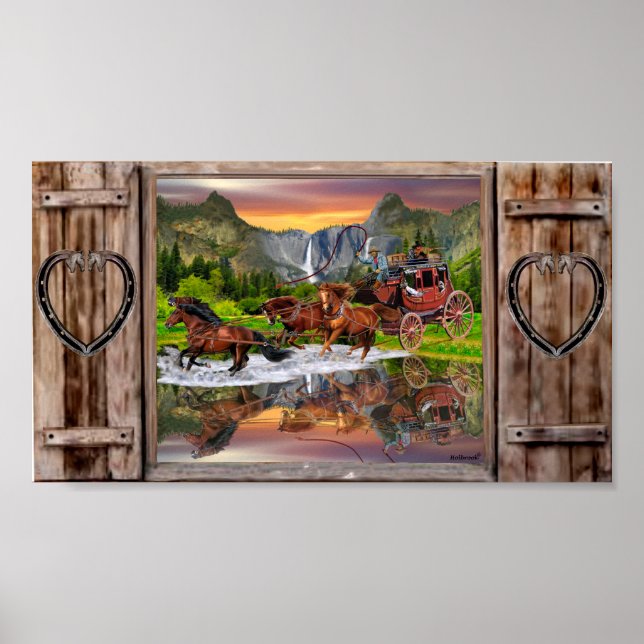 WELLS FARGO STAGECOACH POSTER (Front)