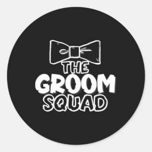 Wells Groom Squad Love 2  Classic Round Sticker