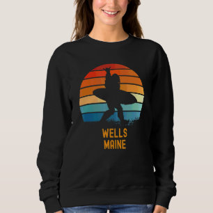 Wells  Maine Sasquatch Souvenir Sweatshirt