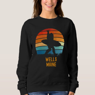 Wells  Maine Sasquatch Souvenir Sweatshirt