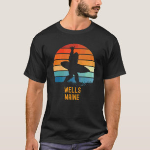 Wells Maine Sasquatch Souvenir T-Shirt