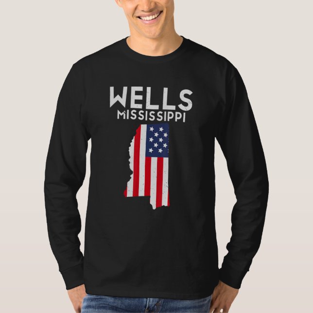 Wells Minnesota USA State America Travel Minnesota T-Shirt (Front)