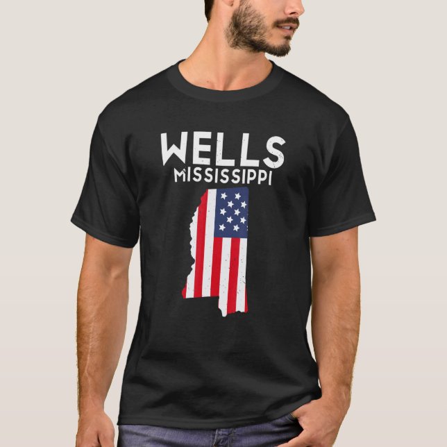 Wells Minnesota USA State America Travel Minnesota T-Shirt (Front)