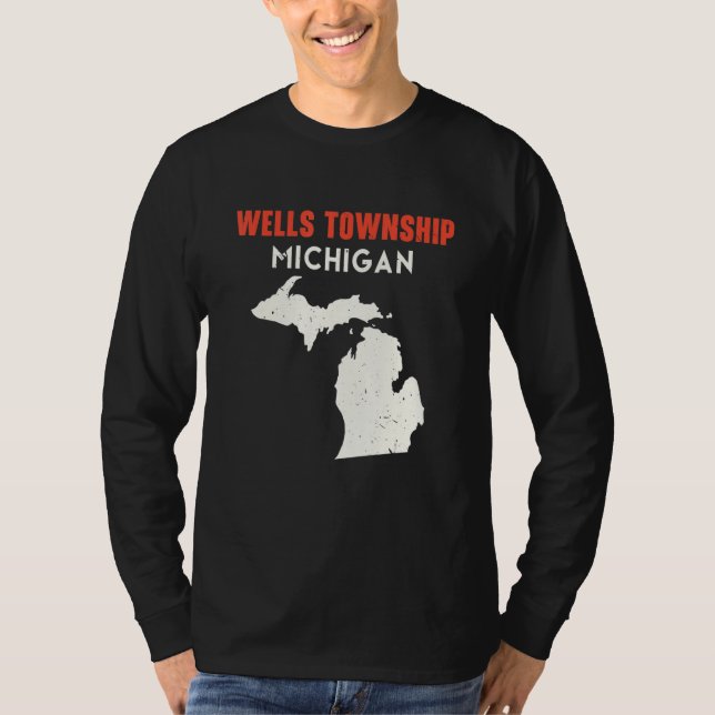 Wells township Michigan USA State America Travel M T-Shirt (Front)