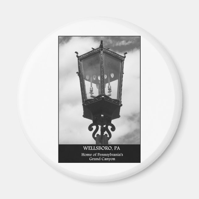 Wellsboro, PA  Home of Pennsylvania's Grand Canyon Magnet (Front)