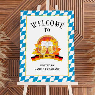 Welome to Oktoberfest German Theme Festival Foam Board