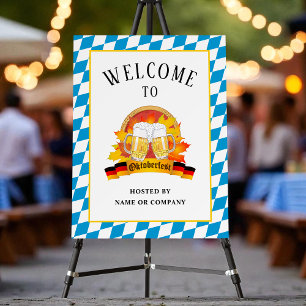 Welome to Oktoberfest German Theme Festival Foam Board