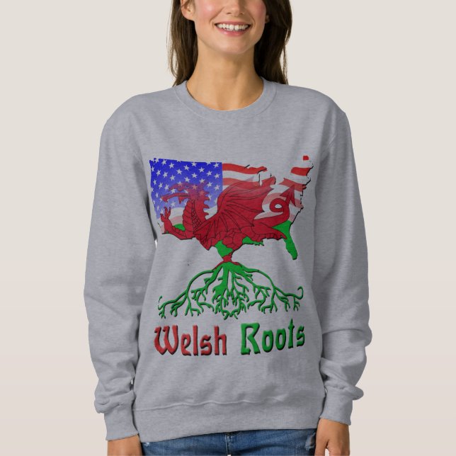 Welsh American Roots Hoodie (Front)