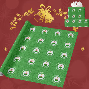 Welsh Angel Christmas Flag Wrapping Paper