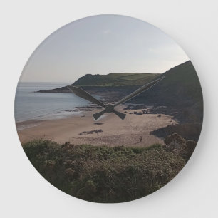 Welsh Beach 2023 Large Clock