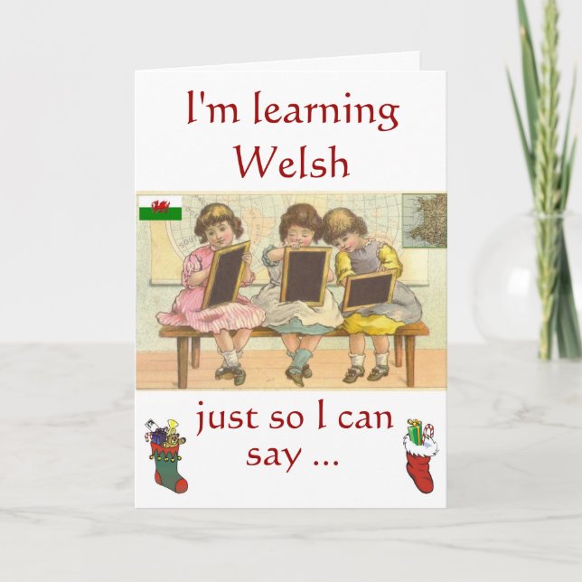 Welsh Birthday Card (Front)