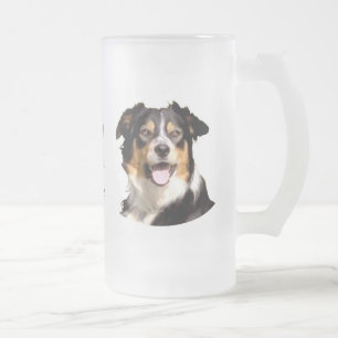 Welsh Border Collie Beer Mug