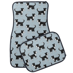 Welsh Border Collie Dog Car Floor Mat