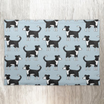 Welsh Border Collie Sheep Dog Cloth Placemat