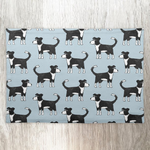 Welsh Border Collie Sheep Dog Cloth Placemat
