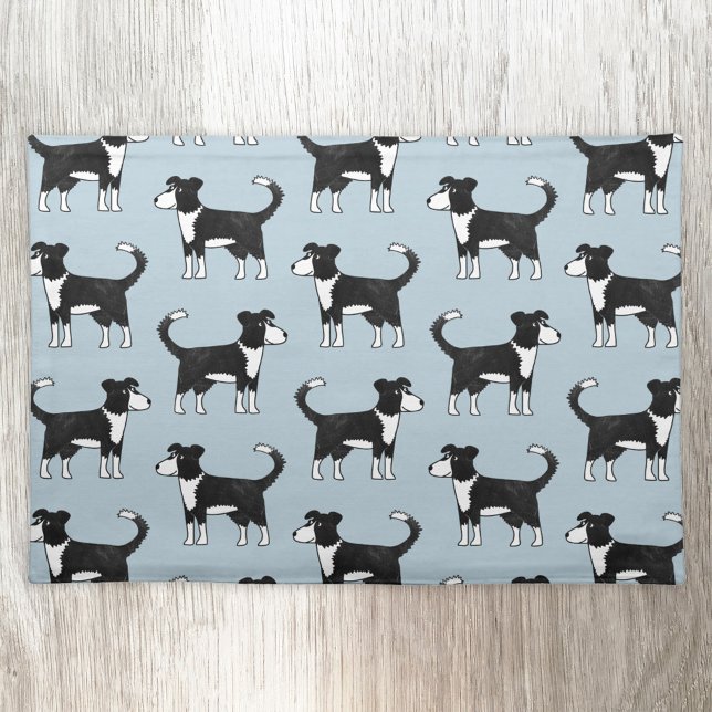 Welsh Border Collie Sheep Dog Cloth Placemat (Welsh Border Collie Sheepdog cloth placemat)