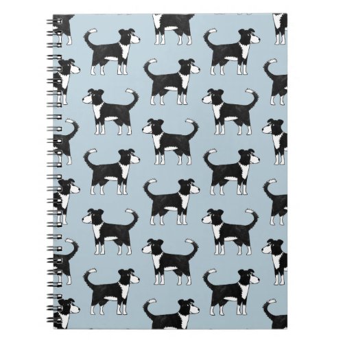 Welsh Border Collie Sheepdog Cute Pattern Notebook
