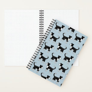 Welsh Border Collie Sheepdog Cute Pattern Notebook