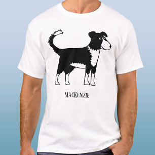 Welsh Border Collie Sheepdog Personalized T-Shirt