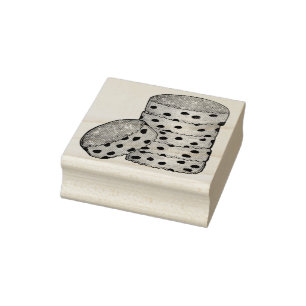 Welsh Cakes Welshcakes UK British Bakery Café Food Rubber Stamp