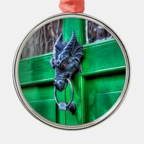 Welsh Cast Iron Dragon Head Door_knocker Metal Ornament
