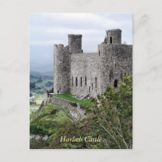 WELSH CASTLES POSTCARD