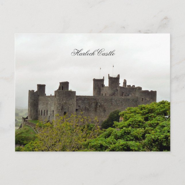 WELSH CASTLES POSTCARD (Front)
