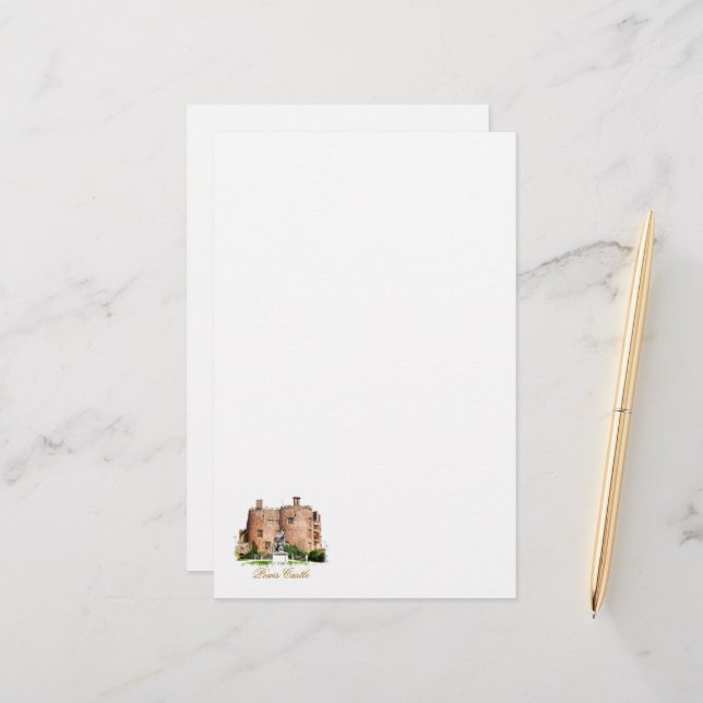 WELSH CASTLES STATIONERY (Front/Back In Situ)