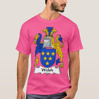 Welsh Coat of Arms Family Crest  T-Shirt
