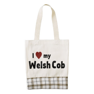 Welsh Cob Zazzle HEART Tote Bag