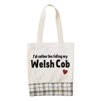 Welsh Cob Zazzle HEART Tote Bag